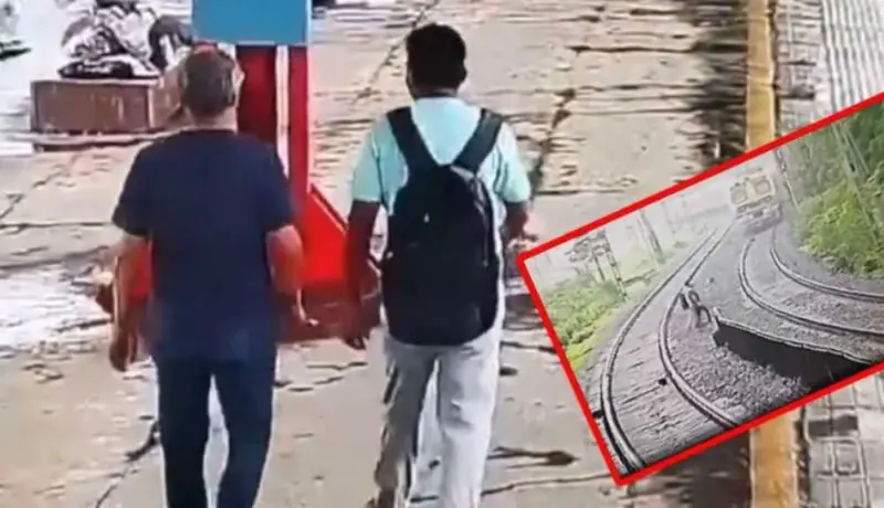 हृदयद्रावक! बापलेकाने एकमेकांना घट्ट मिठी मारून रेल्वेखाली केली आत्महत्या.