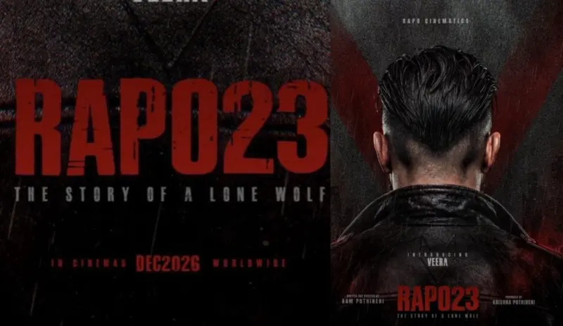 RAPO23 : కథ, స్క్రీన్ ప్లే, దర్శకత్వం, నిర్మాత : రామ్ పోతినేని
