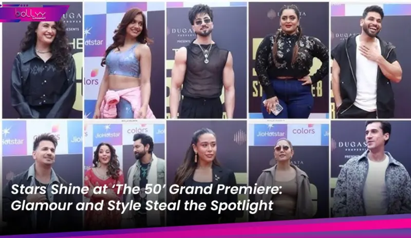 Stars Shine at 'The 50' Grand Premiere: Glamour and Style Steal the Spotlight