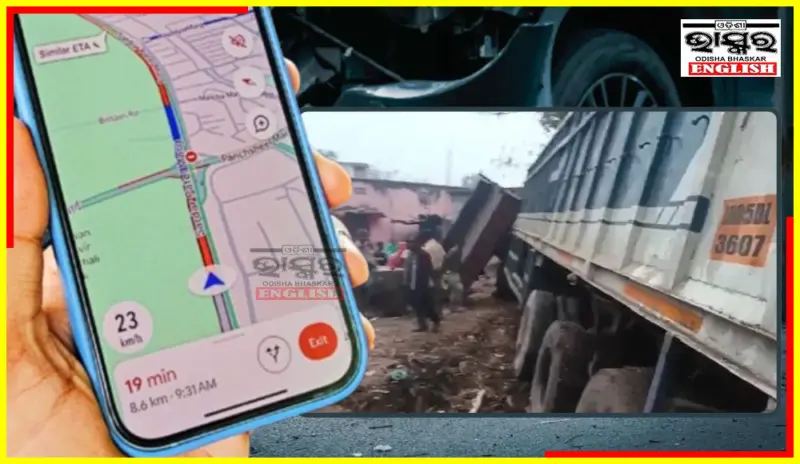 Online Map Error Leads to Fatal Lorry Crash, Death of One in Dhenkanal