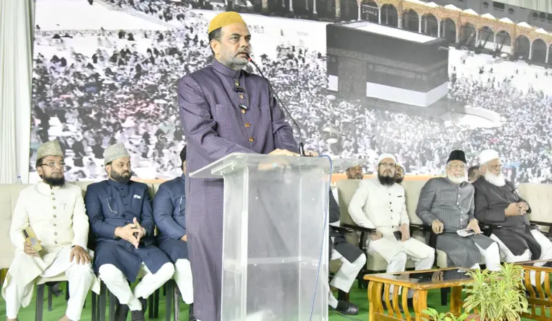 تلنگانہ سے عازمین حج کا 8 واں قافلہ روانہ
