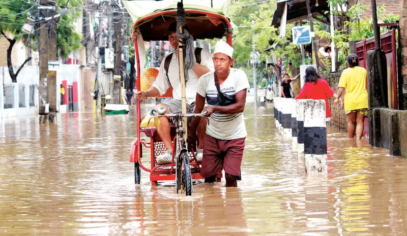 Guwahati: Flooded streets and power cuts expose urban woes