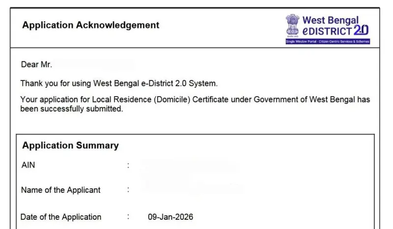 Local Residence (Domicile) Certificate কেন প্রয়োজন?