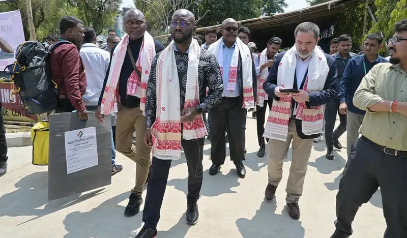 Assam election hailed as 'true festival of democracy' by international observers