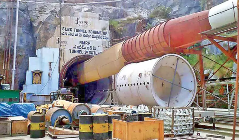 Srisailam Left Bank tunnel faces delays as contractor JP Associates battles insolvency