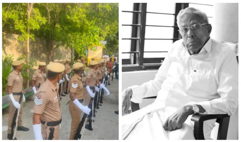 ஆர்.எம்.வீரப்பன் உடல் அரசு மரியாதையுடன் தகனம்!