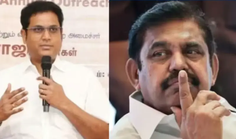 "நீங்கள் எப்படி நலமாக இருப்பீர்கள்?" : எடப்பாடி பழனிசாமிக்கு டி.ஆர்.பி.ராஜா கேள்வி!