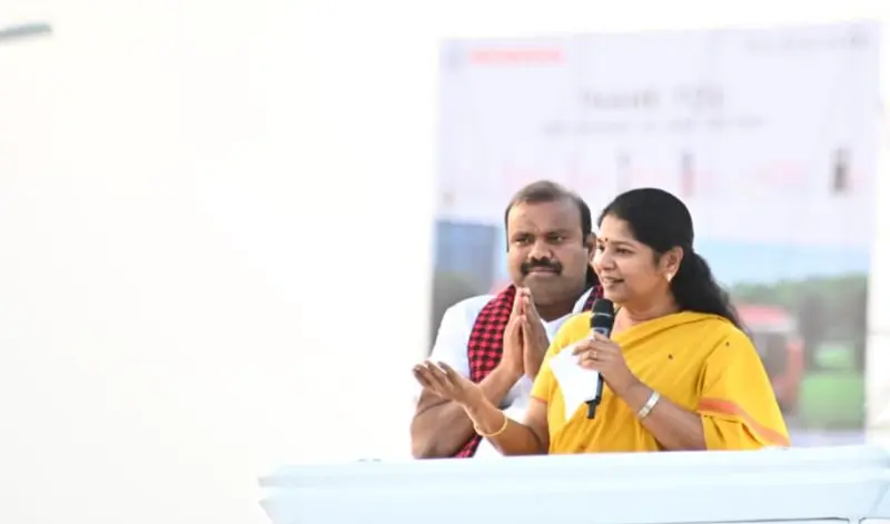 "பாஜக ஆட்சியில் 90% வழக்குகள் எதிர் கட்சியினர் மீது தான்" : கனிமொழி குற்றச்சாட்டு!