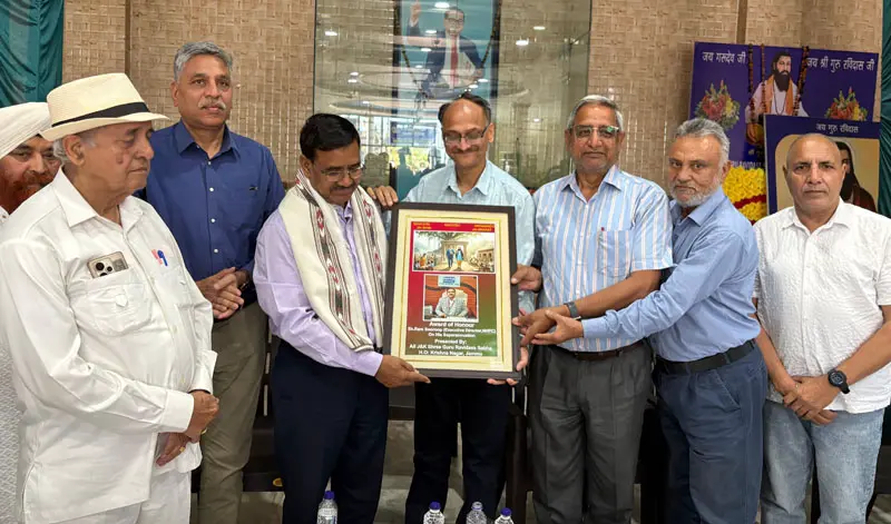 NHPC ED inaugurates Ambedkar Library at Guru Ravidass Gurudwara