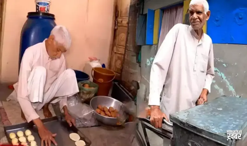 इस कचोड़ी वाले दद्दू को देश कर रहा नमन साइकिल पर फर्राटेदार अंग्रेजी बोल बेचते हैं टैस्टी कचोड़ी
