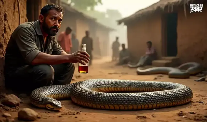 शराबी को काटना किंग कोबरा को पड़ गया महंगा सांप मर गया शराबी बच गया