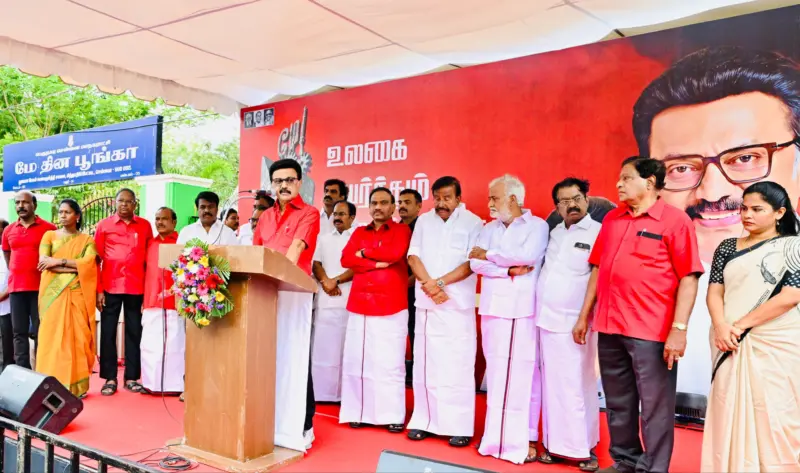 "மே 4ஆம் தேதி உழைப்பிற்கான பலன் கிடைக்கும்... நல்லாட்சி தொடரும்" : முதலமைச்சர் மு.க.ஸ்டாலின் பேச்சு!