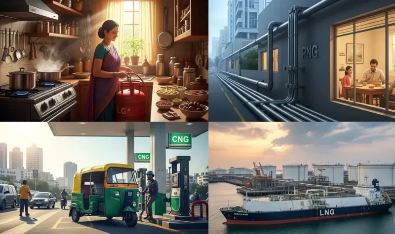 શું તમારો ગેસ સિલિન્ડર મોંઘો થશે? LPG, CNG અને PNG વચ્ચેનો અસલી તફાવત જાણો, નહીંતર ખિસ્સા પર પડશે સીધો ફટકો!