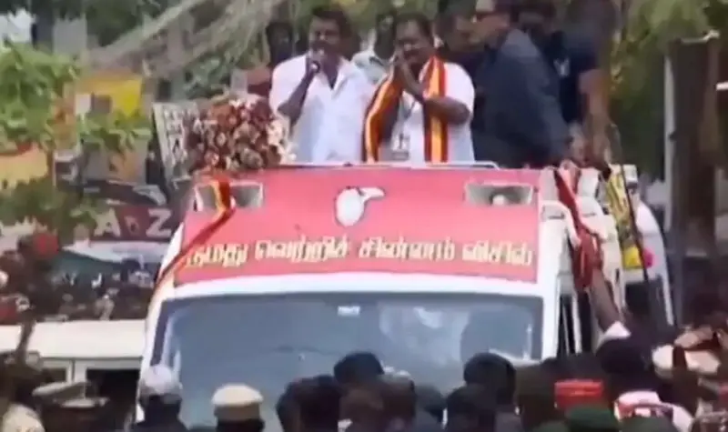 பாஜக வேட்பாளருக்கு வாக்கு சேகரித்த விஜய்! பிரச்சாரத்தில் பரபரப்பு
