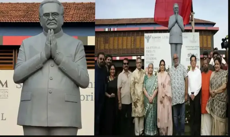 எஸ்பிபி-க்கு 10 அடி சிலை: ஆஸ்கர் நாயகன் கீரவாணி திறப்பு... திரண்ட இசை நட்சத்திரங்கள்!