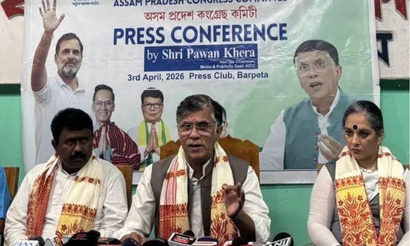 Assam Elections 2026: Pawan Khera slams BJP manifesto, accuses CM of shielding Zubeen Garg case