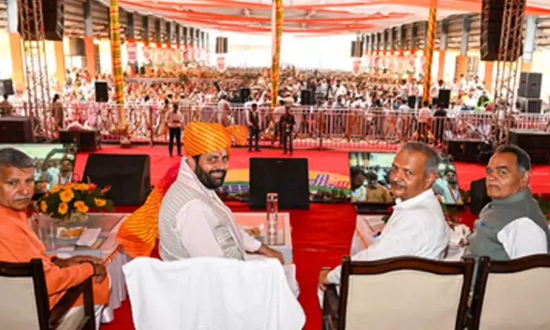 Haryana CM make announcements for Charkhi Dadri ​