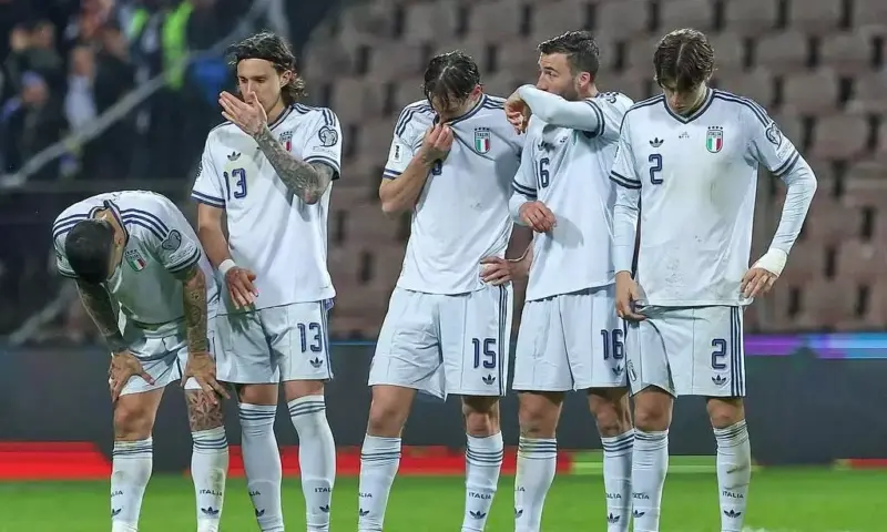 Italy's nightmare deepens: Four-time champs out of World Cup again in Bosnia shootout shock