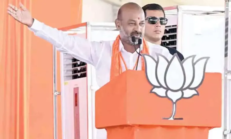 Revanth betrayed women, South, alleges Bandi Sanjay