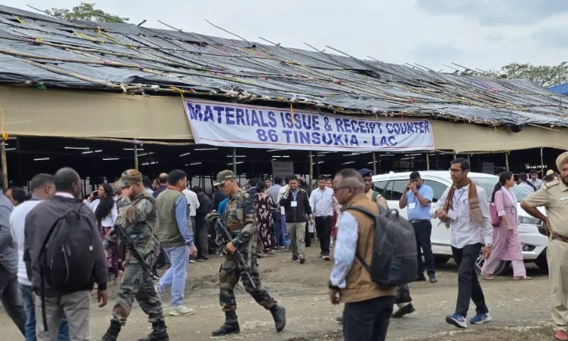 Assam Elections 2026: 3,000 security personnel deployed in Tinsukia; 165 booths marked sensitive