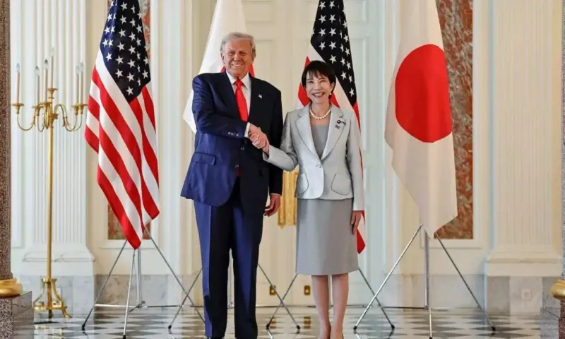 Amid China logjam, Trump signs rare earths deal with Japan's Takaichi