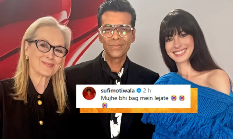 Karan Johar Lives His Devil Wears Prada Fantasy With Meryl Streep, Anne Hathaway. We're So Jealous!