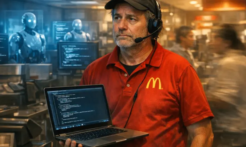 AI Took 18 Yr Experience Software Job, Working At McDonald!