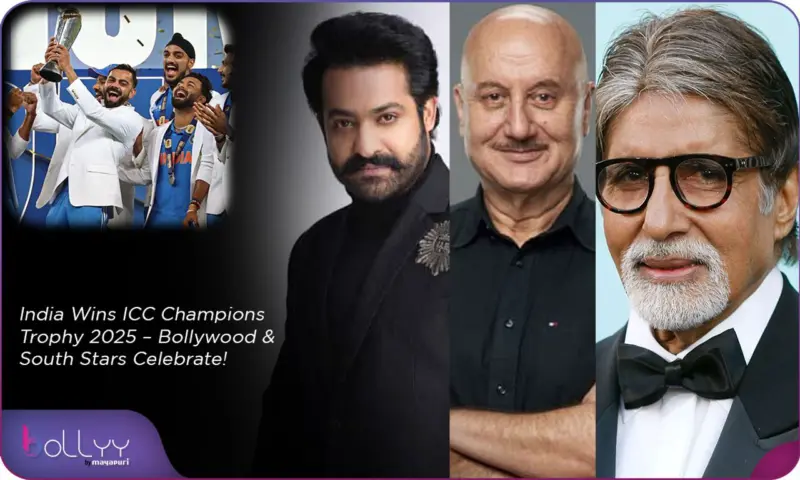 India Wins ICC Champions Trophy 2025 - Bollywood & South Stars Celebrate!