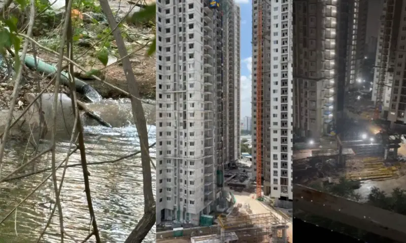 Kokapet residents of Vertex Panache demand action against Ramky Infra for pollution & violations