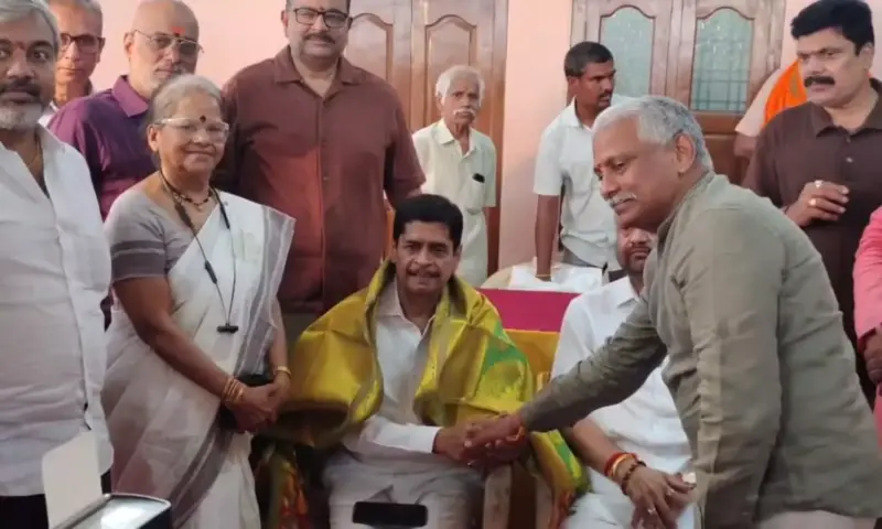 Hyderabad: నూతన చైర్మన్ బసవరాజు శ్రీనివాస్ వైస్ చైర్మన్‌కు ఘన సన్మానం