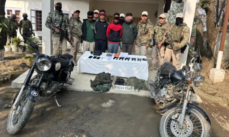 Four KCP-PWG cadre arrested in Manipur