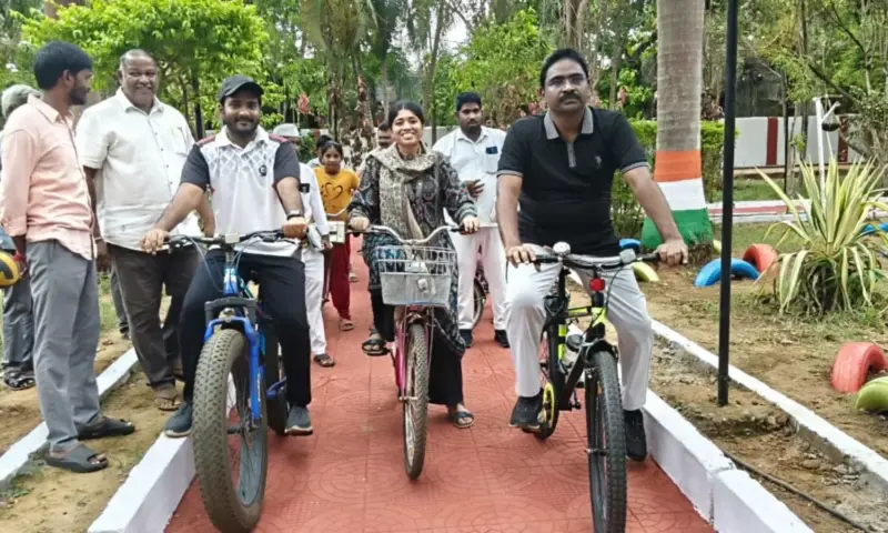 Parvathipuram: సైకిల్ ర్యాలీ 3R విధానంతో ప్లాస్టిక్ రహిత నగరమే లక్ష్యం