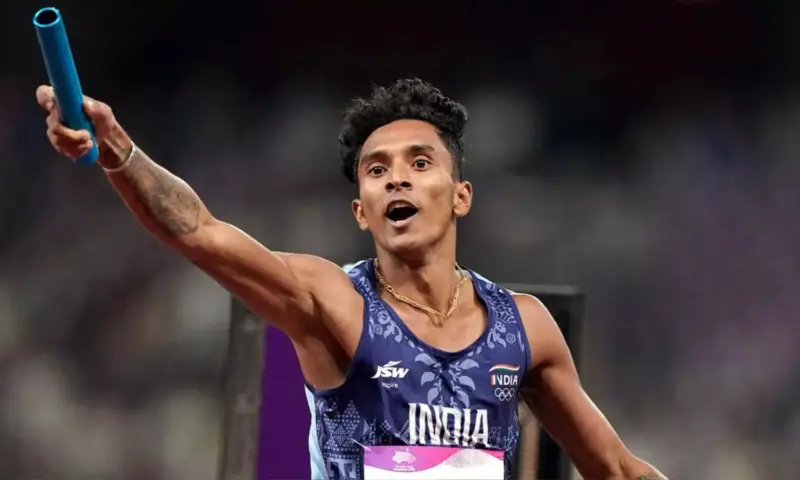 Rajesh Ramesh and Vithya Ramraj strike gold at Indian Open Athletics 400m