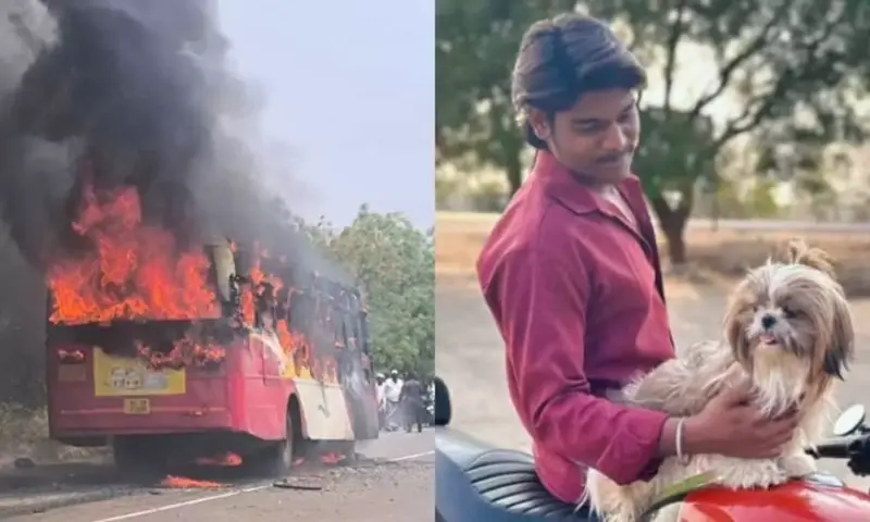 Youth dies after ramming bike into bus near Sindagi toll gate, suspected suicide over breakup