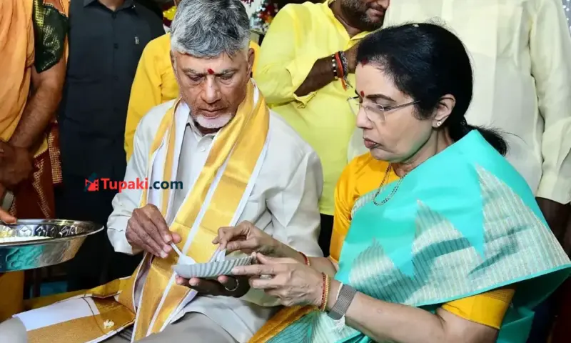 సతీమణి మాటకు కట్టుబడి.. చంద్రబాబు ఏం చేశారంటే!