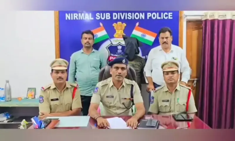 Nirmal: ఖానాపూర్లో గంజాయి కలకలం.. బీహార్ నిందితుడి అరెస్ట్