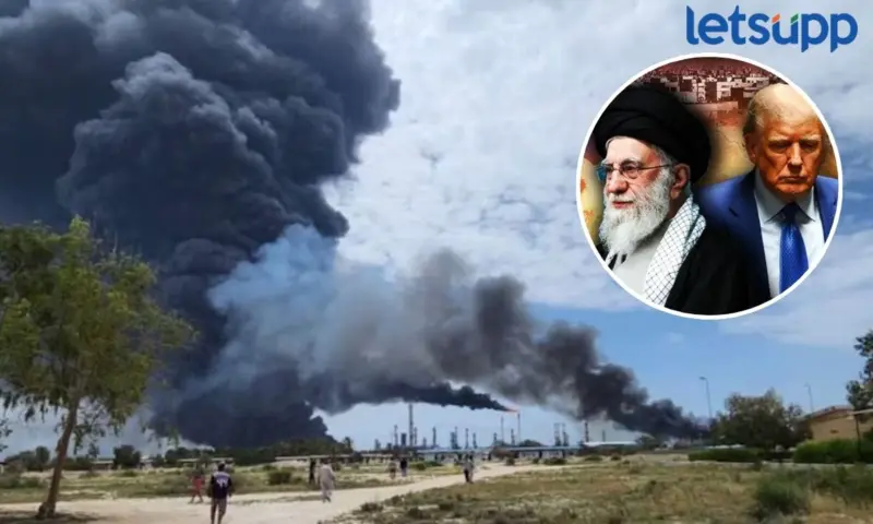 सीजफायर तरीही इराणच्या तेल शुद्धीकरण प्रकल्पावर हल्ला इराणी माध्यमांची दावा