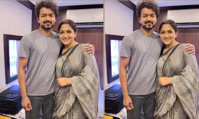 Khushbu: నా తమ్ముడిని ఒక నిజమైన 'జన నాయగన్' గా చూడాలని వుంది: ఖుష్బూ