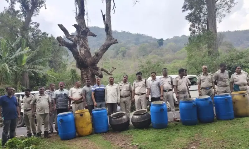 Parvathipuram: సారా తయారీదారులకు చుక్కలు.. ఎక్సైజ్ పోలీసుల మెరుపు దాడి