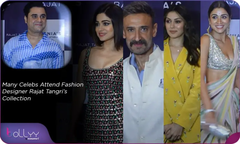 Many Celebs Attend Fashion Designer Rajat Tangri's Collection