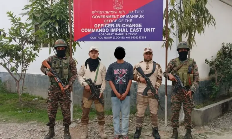Manipur: Multiple arrests in anti-insurgency ops; arms, explosives seized