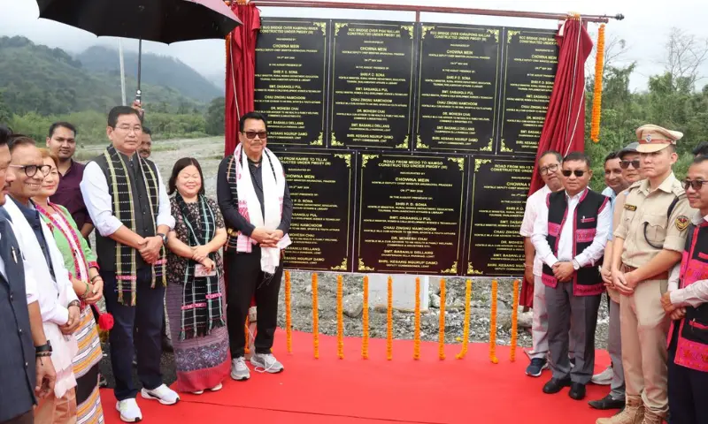 Arunachal:Deputy CM inaugurates PMGSY roads,state's longest rural bridge