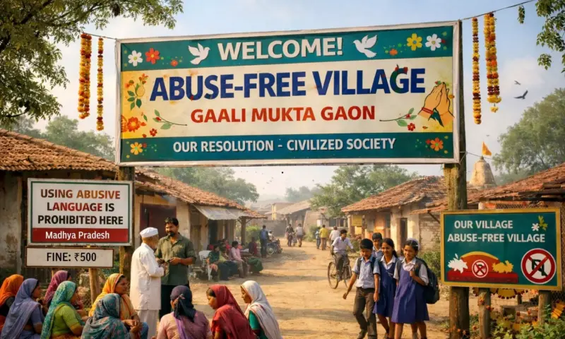 MP's 'Abuse-Free Village' Reforms Foul Mouth With Rs 500 Fine