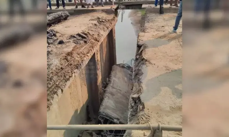Assam: Gammon bridge collapse in Sivasagar halts NH-37 traffic