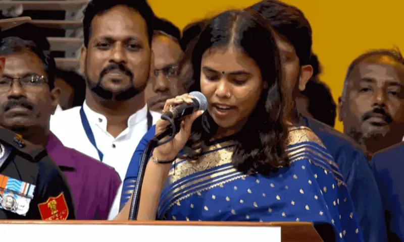 తమిళనాడు మంత్రి కీర్తన ప్రమాణ స్వీకారం వాయిదా.. ఎందుకంటే?