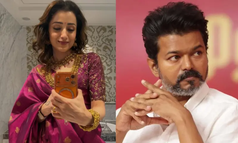 Birthday Girl Trisha Krishnan Visits Rumoured Beau Vijay's Home Ahead Of Elections!