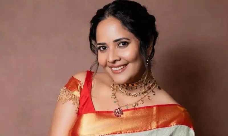 "I am wearing saree created by Shivaji": Anasuya