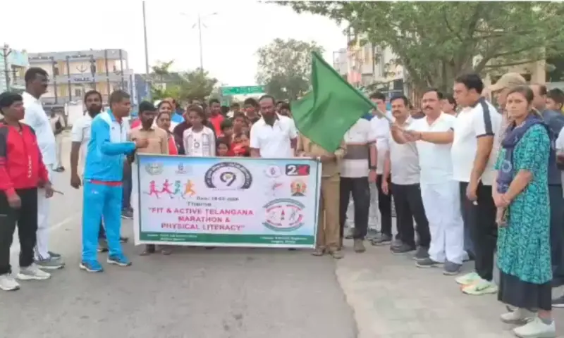 Jangaon: జనగామలో ఉరకలెత్తిన ఉత్సాహం.. 2కే రన్‌లో పరుగెత్తిన కలెక్టర్, డీసీపీ!