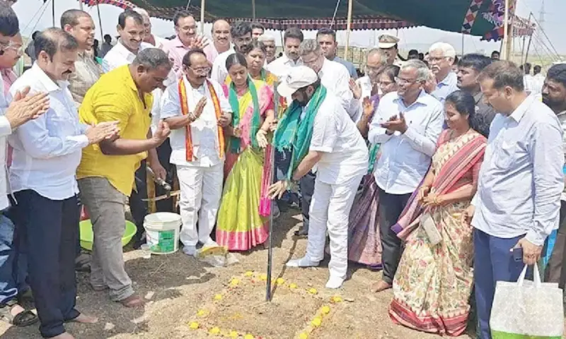 Balakrishna launches cancer hospital works