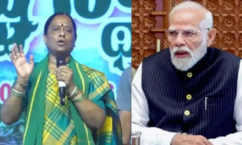 మరో వివాదంలో మంత్రి కొండా సురేఖ: ప్రధాని మోదీ పర్యటనపై సెటైర్లు.. 'జై శ్రీరామ్' వ్యాఖ్యలపై బీజేపీ ఫైర్!